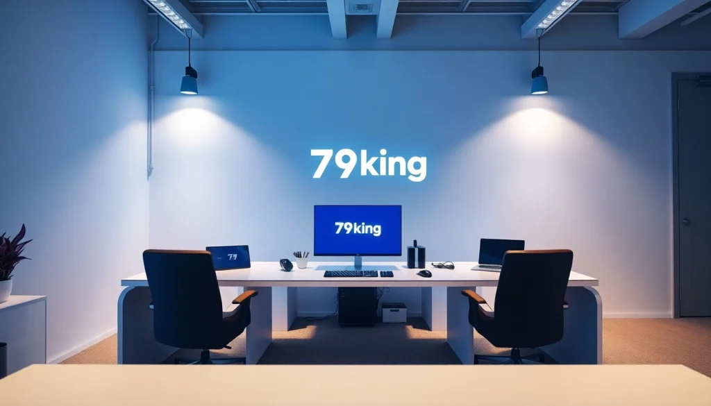 Enhance your work with the 79king modern workspace concept, focusing on productivity and style.