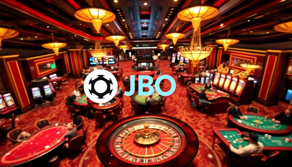 Engage in the excitement of JBO's casino atmosphere with lively poker games, roulette, and stunning slot machines.