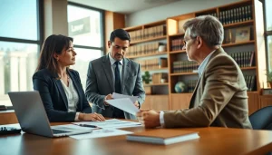 Consultation with a lawyer representing https://www.buckheadfamilylaw.com in a bright law office for family legal advice.