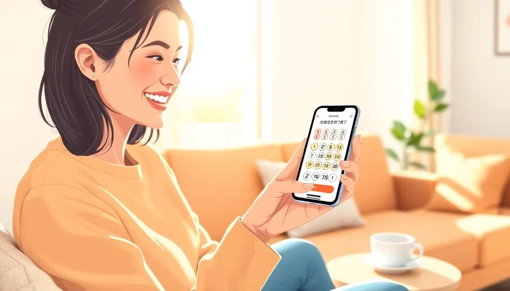 ทำการซื้อแทงหวยออนไลน์ในแอปพลิเคชันผ่านสมาร์ทโฟนด้วยความสุข