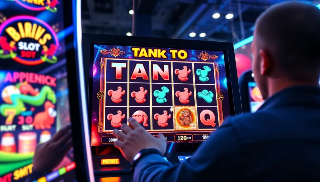 Mengalami keseruan tank4d toto slot di mesin permainan digital yang berwarna-warni.