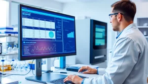 Optimieren Sie die Effizienz mit einem modernen Laboratory Information System (LIS) in einem hochmodernen Laborumfeld.