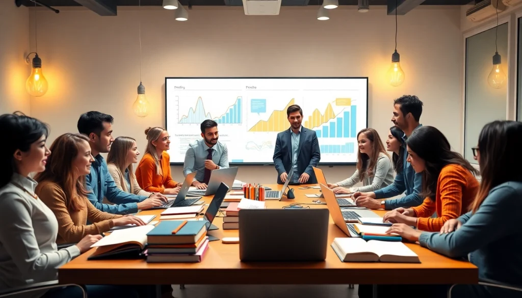 Education-focused collaboration among diverse learners using modern tools and resources.