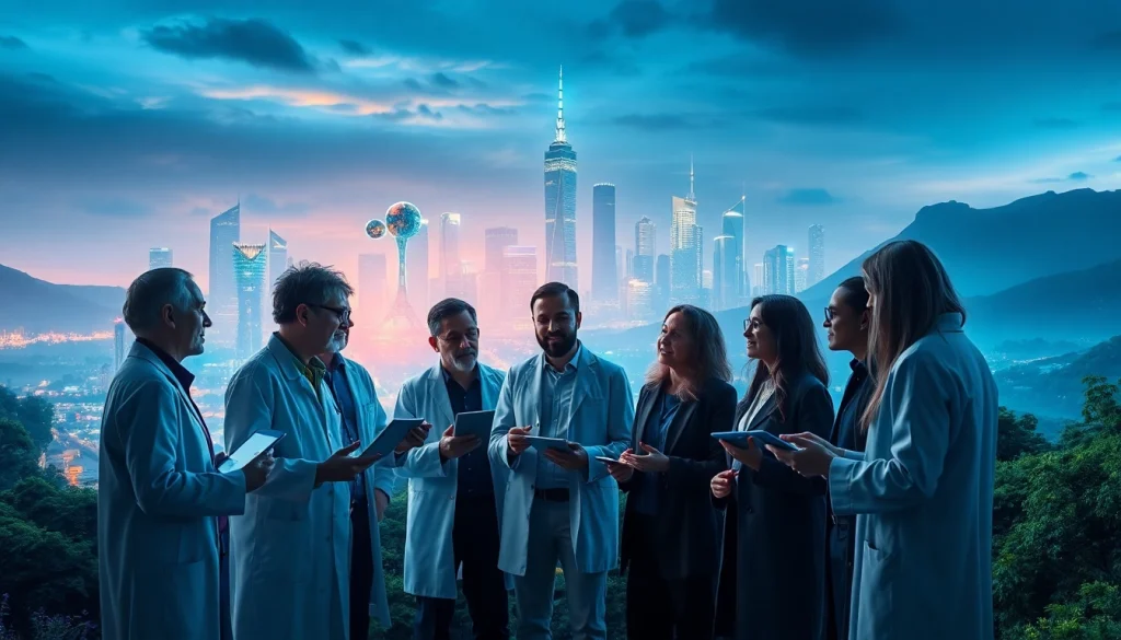 Engage with the innovative concept of www.trilgameshproject.com through a modern landscape merging technology and myth.