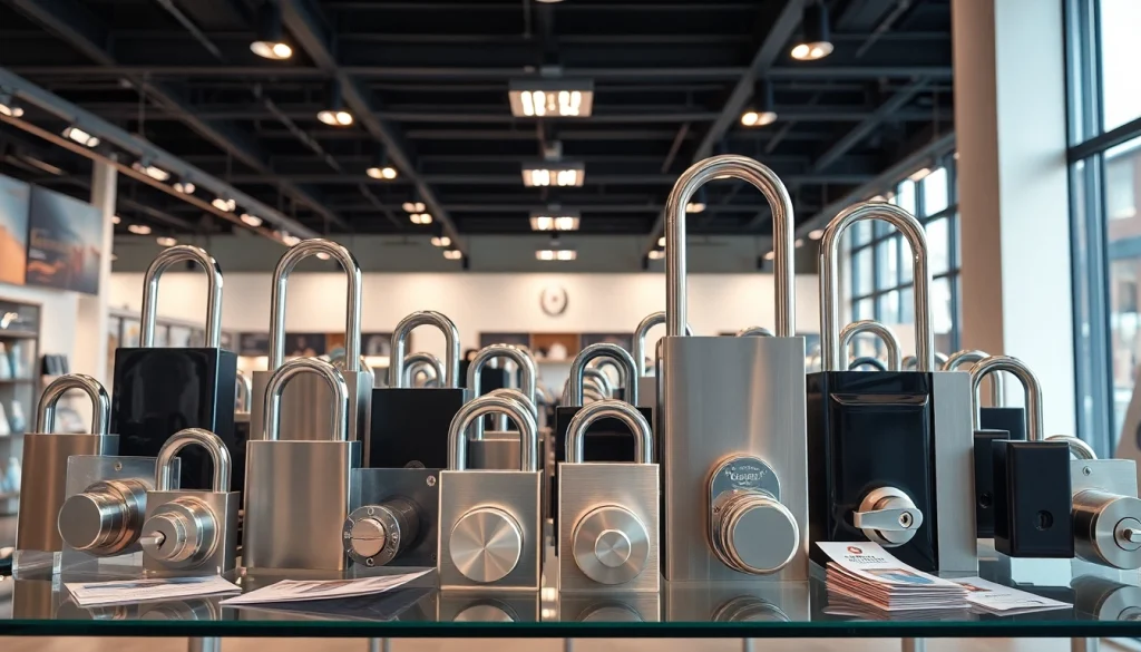 Explore robust locking solutions at https://www.dakenlocks.com in a sleek showroom.