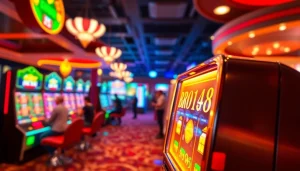 Menangkan hadiah menarik di bro138 slot dengan suasana kasino yang meriah.