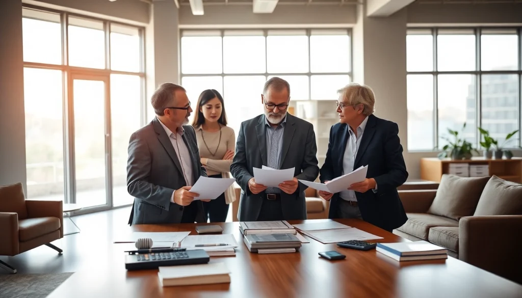 Enhancing retirement planning for business owners San Antonio with strategic discussions in a modern office.