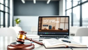 Crafting impactful websites for law firms at https://www.websites.law, featuring modern design elements.