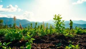 Engaging with sustainability at https://www.unsustainablemagazine.com through vibrant greenery and community action.