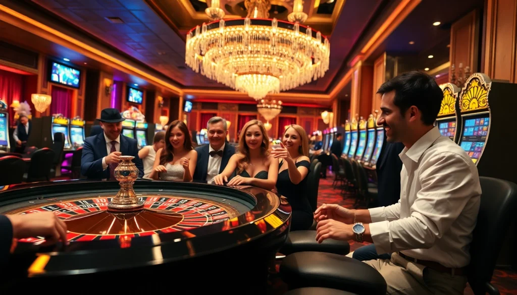 คาสิโน ที่มีบรรยากาศการเล่นเกมที่น่าตื่นเต้นและมีผู้เล่นหลากหลาย