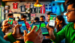 Engage in sports betting in India using mobile apps in an exciting atmosphere.