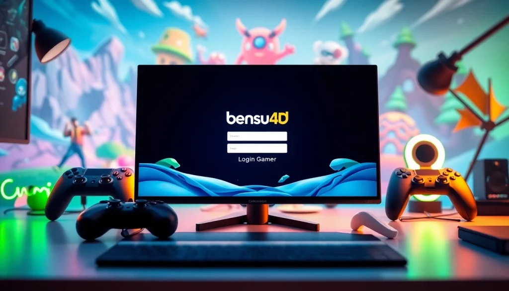 Masuk ke bensu4d login game pada perangkat modern dengan grafis menarik.