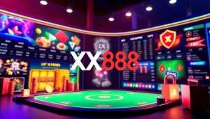 XX88 online betting platform showcasing vibrant gaming options and user-friendly interface.