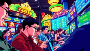 Mainkan bolahiu game dengan pemain yang terlibat dalam suasana kompetitif dan energik.