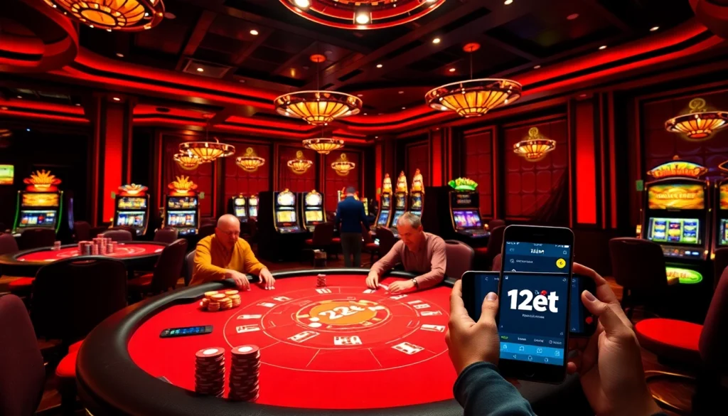 Experience the thrill of 12bet's exciting betting scene with vibrant games and immersive gambling action.