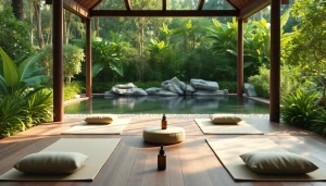 orbitnix.com에서 요가 리트릿의 평온한 환경을 경험하는 사람들