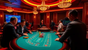 Experience the thrill of UU88 online casino games with vibrant gaming tables and professional dealers.