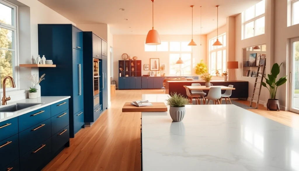 Enhance your home renovation with a stunning kitchen transformation showcasing modern design.