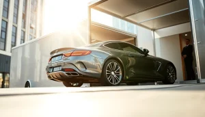 Transporting luxury vehicles with https://luxuryautocarriers.com using premium enclosed trailers.