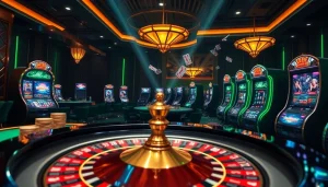 S88VIP players enjoying an exhilarating casino experience with vibrant slot machines and poker chips.