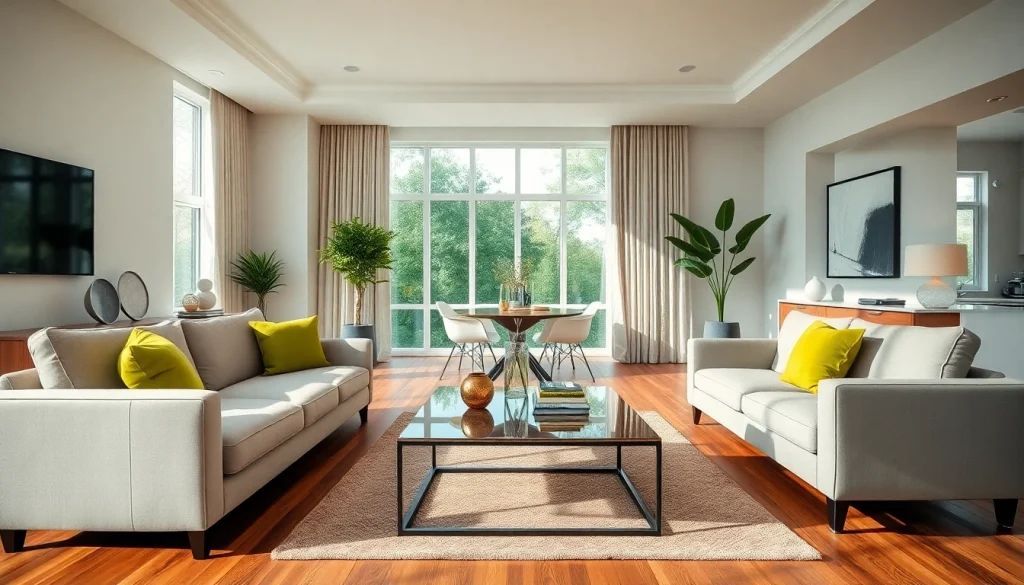 Transform a living space with impressive home renovation, featuring modern design elements.