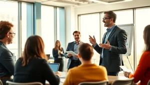 Engage with a business coach near me during an interactive workshop.