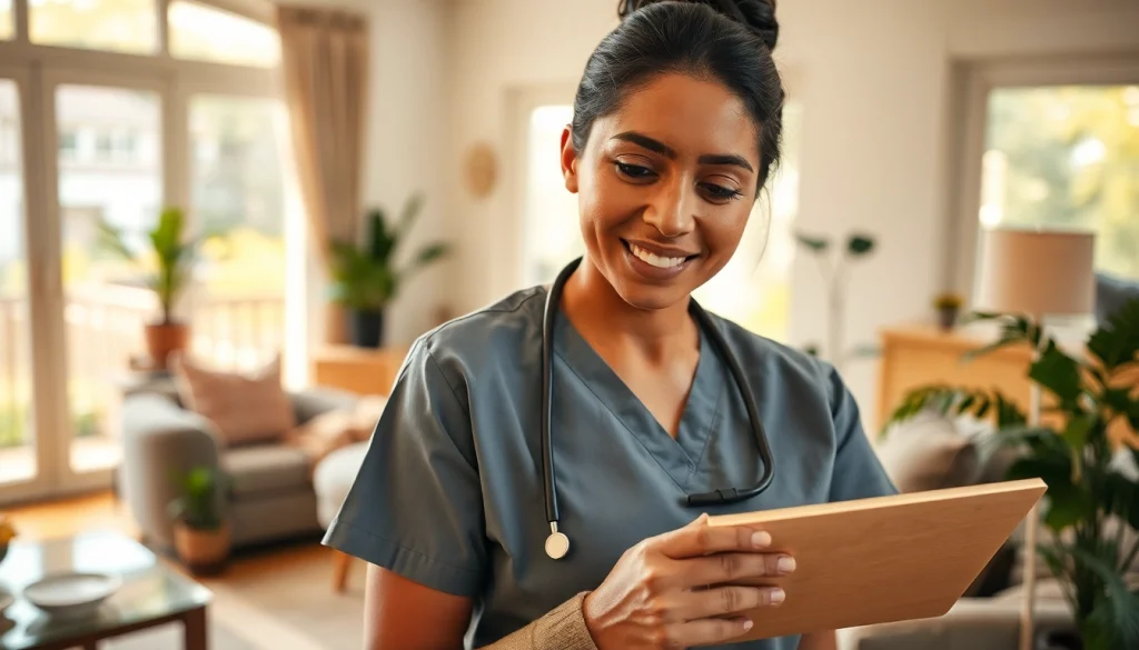 Caregiver providing compassionate support in home care austin tx for elderly individuals.