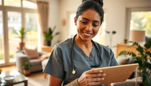 Caregiver providing compassionate support in home care austin tx for elderly individuals.