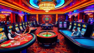 Thrilling players enjoying exciting games at Thabet casino.