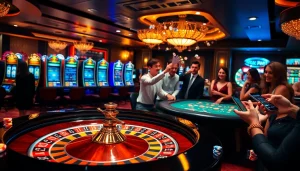 Experience the excitement of gambling at https://789win.associates/ with players at a lively casino scene.
