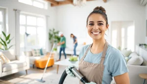 Experience a reliable Cleaning service with a professional team maintaining a spotless interior.