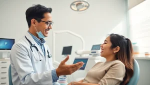 Invisalign Malaysia consultation with patient in modern dental clinic