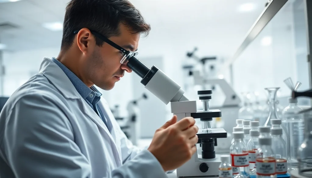 Discover a trusted peptide supplier in a professional lab setting, highlighting quality and scientific rigor.