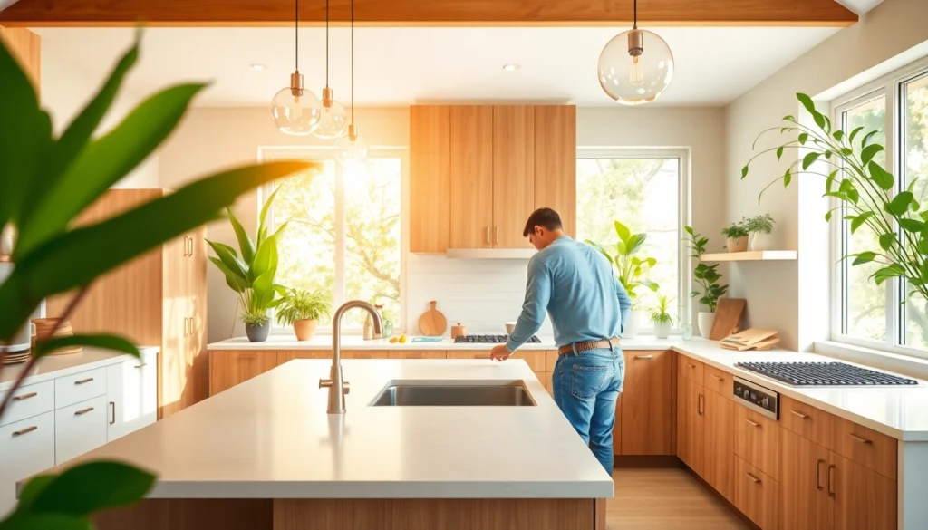 Enhancing home renovation with a stylish kitchen transformation, featuring modern designs and vibrant decor.