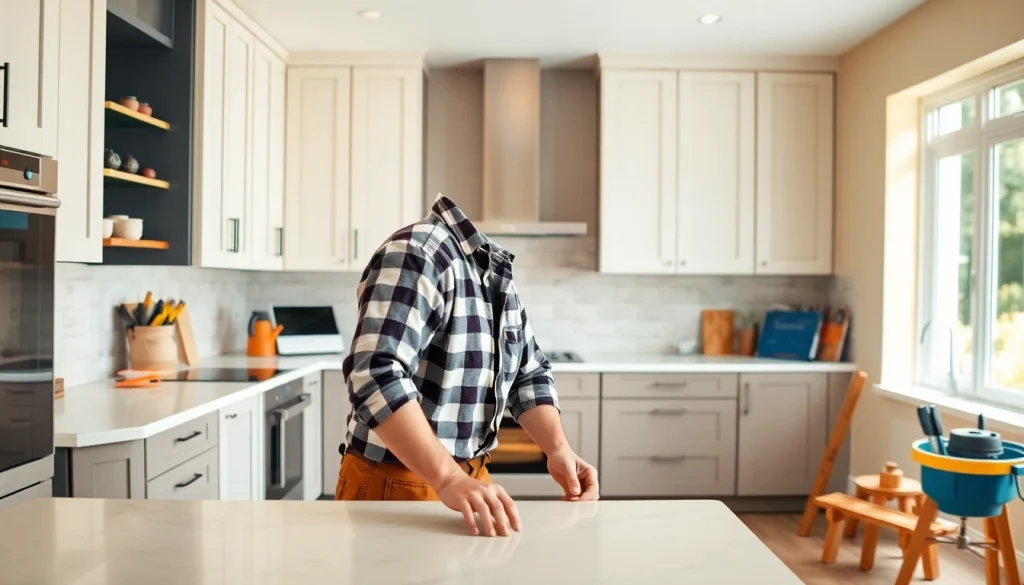 Revitalizing home renovation with modern kitchen details and professional craftsmanship.