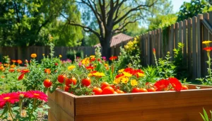 Cultivating a vibrant garden filled with flowers and vegetables while embracing the art of Gardening.