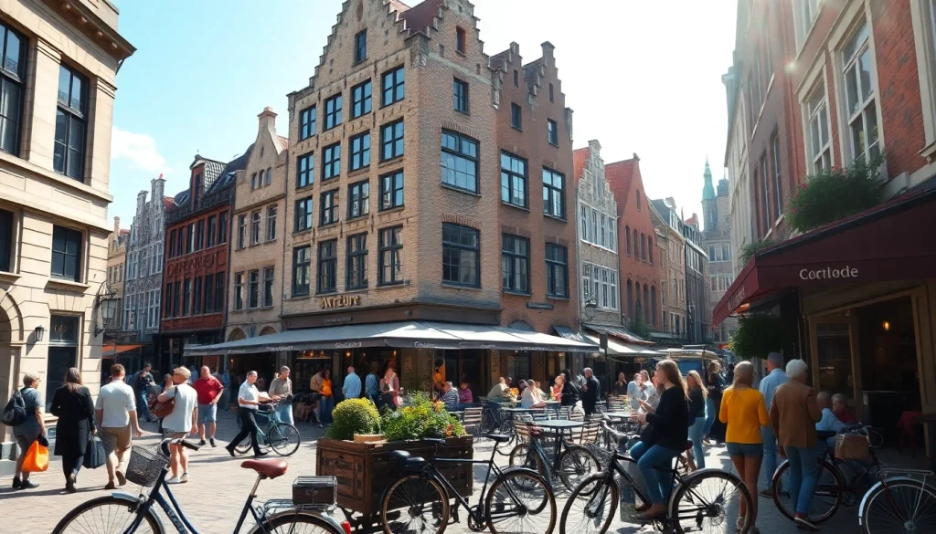 Beleef de levendige sfeer van Utrecht met https://allesinutrecht.nl in de achtergrond.