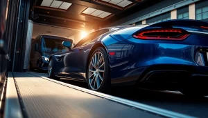 Load luxury cars safely during transport at https://luxuryautocarriers.com, showcasing reliability and care.