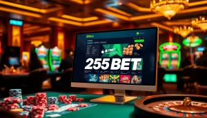 Experience the thrilling gambling scene at 255BET's luxurious online casino platform.