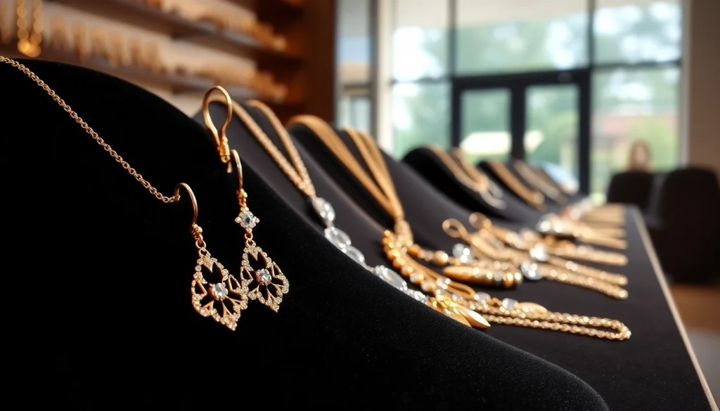 Explore exquisite jewelry designs at https://valenciakey.es in a stylish display.