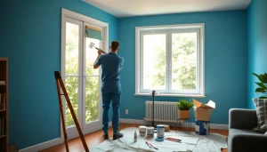 Revitalize your home with quality painting services from https://33626painters.com, featuring expert painters at work.