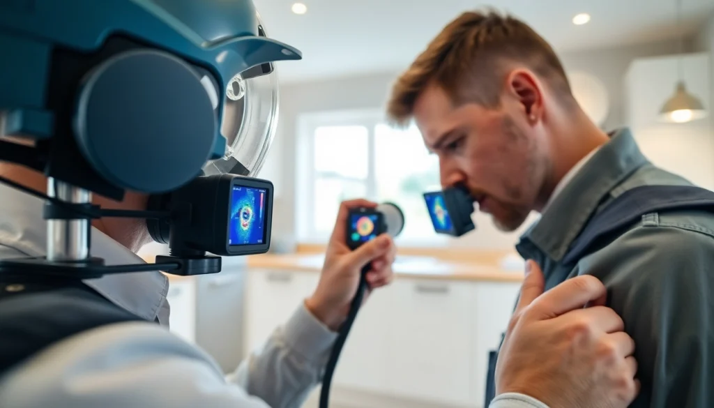 Expert in Leak Detection Falkirk utilizing advanced tools for accurate diagnostics.