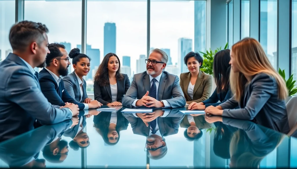 Showcasing founder leadership insights through a professional business interaction.