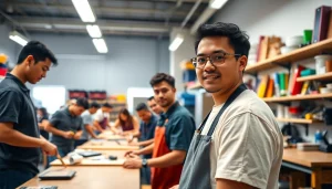 Students participating in trade schools in Hawaii showcasing hands-on skills and training.