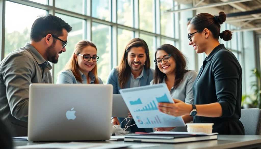 Boost your digital marketing strategies with insights from https://www.pnmmedia.com showcasing a collaborative team.