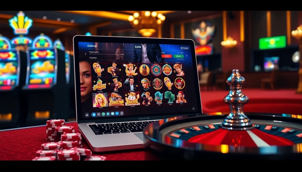 Experience the thrill of winning with Onicplay's exciting online slot games and vibrant poker chips.