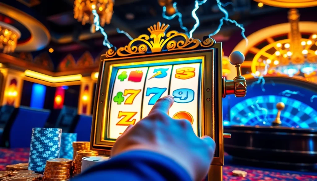 Experience excitement with slot zeus at a luxurious casino slot machine.