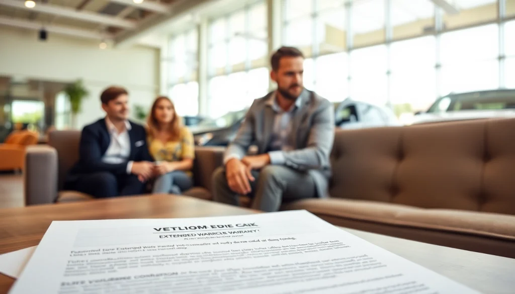 Evaluate options for an extended warranty after factory warranty expires during a consultation.