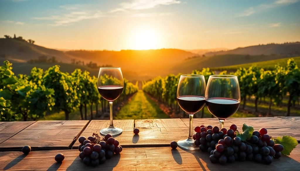 Experience tasting fine wines at Sacramento Wineries with scenic vineyard backgrounds.