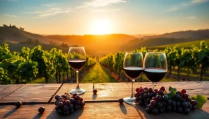 Experience tasting fine wines at Sacramento Wineries with scenic vineyard backgrounds.